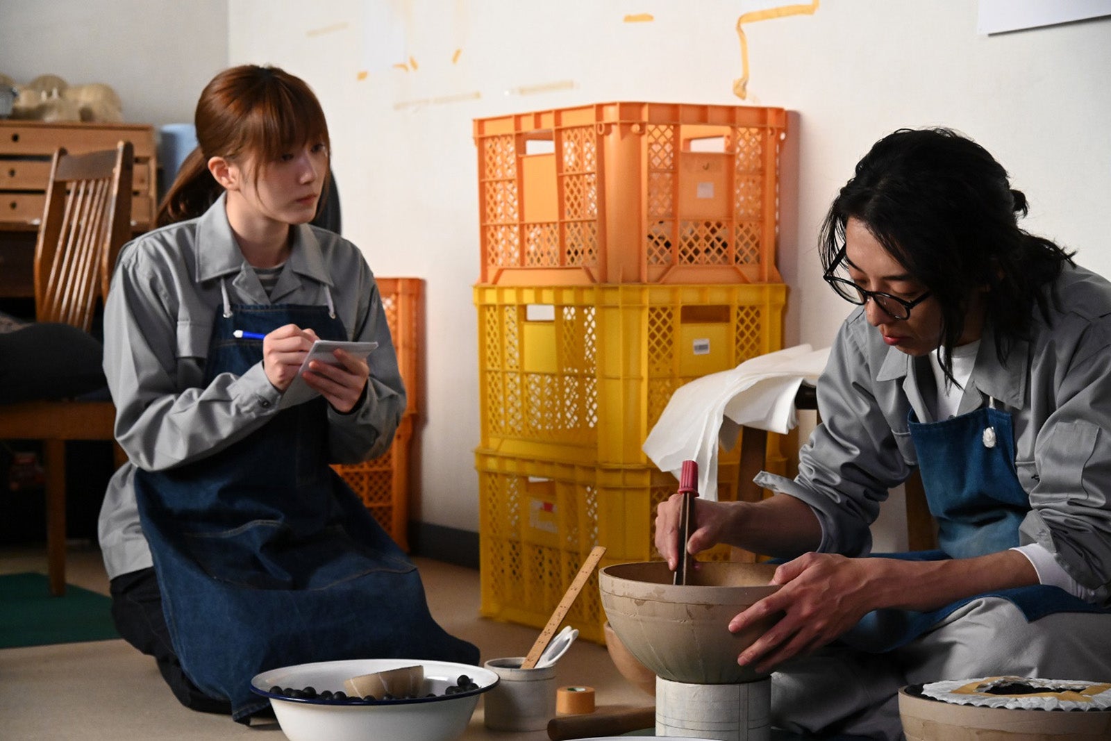 本田翼、高橋一生 （C）テレビ朝日