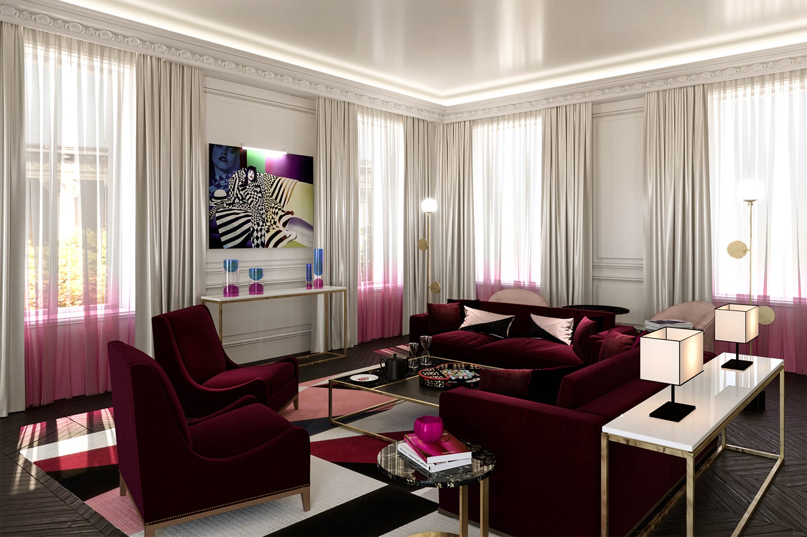 Salon of the Prestige Suite／画像提供：フォション