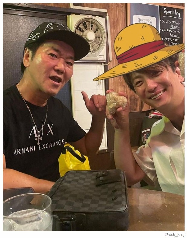 上地雄輔、島田紳助さんとの2ショット公開で反響「お元気そうで良かった」