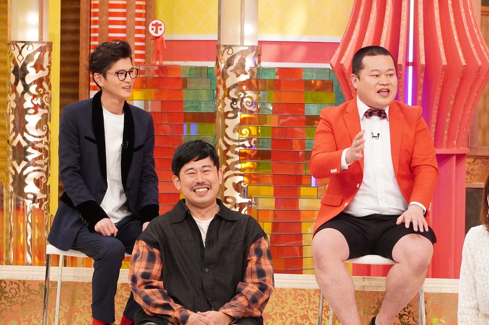 芝大輔、岡野陽一、ともしげ （C）フジテレビ