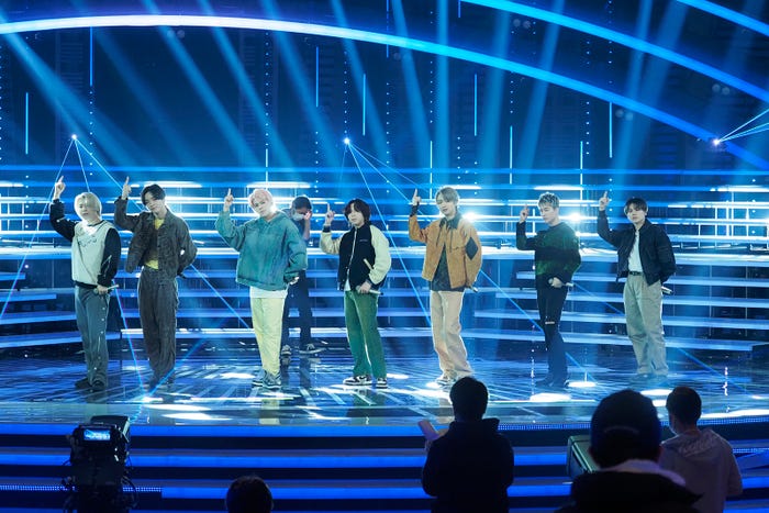 BE:FIRST(左から)SHUNTO、RYUHEI、LEO、SOTA、JUNON、RYOKI、MANATO(C)NHK