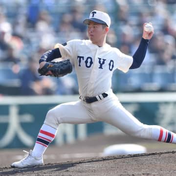 センバツ 東洋大姫路の下山が快投 6回に初安打許すも1安打無失点 第1試合は白熱した投手戦に