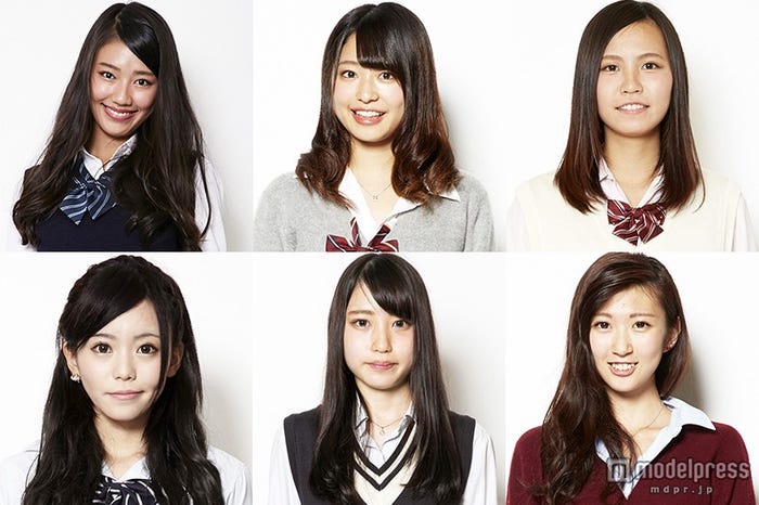 『全国女子高生ミスコン2015』全国6エリアのセミファイナリストが公開中/(写真左上から時計回り)「近畿」、「関東」、「中国・四国」、「中部」、「九州・沖縄」、「北海道・東北」