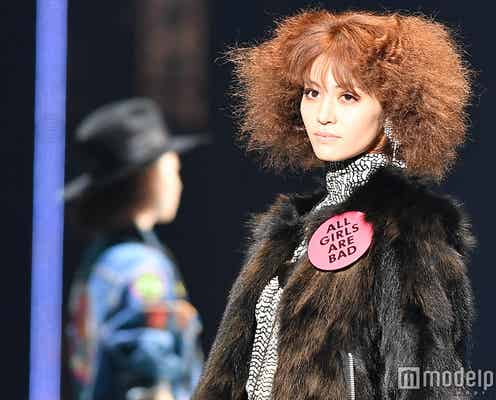 E-girls楓がイメージガラリ!クールなランウェイに歓声<TGC2017A/W>