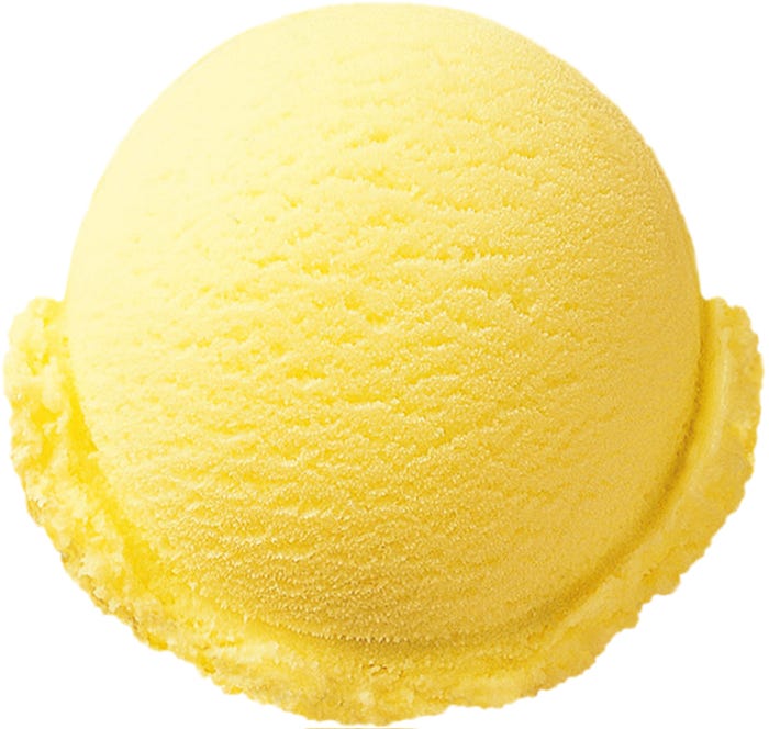 レモンシャーベット/画像提供:B-R サーティワン アイスクリーム