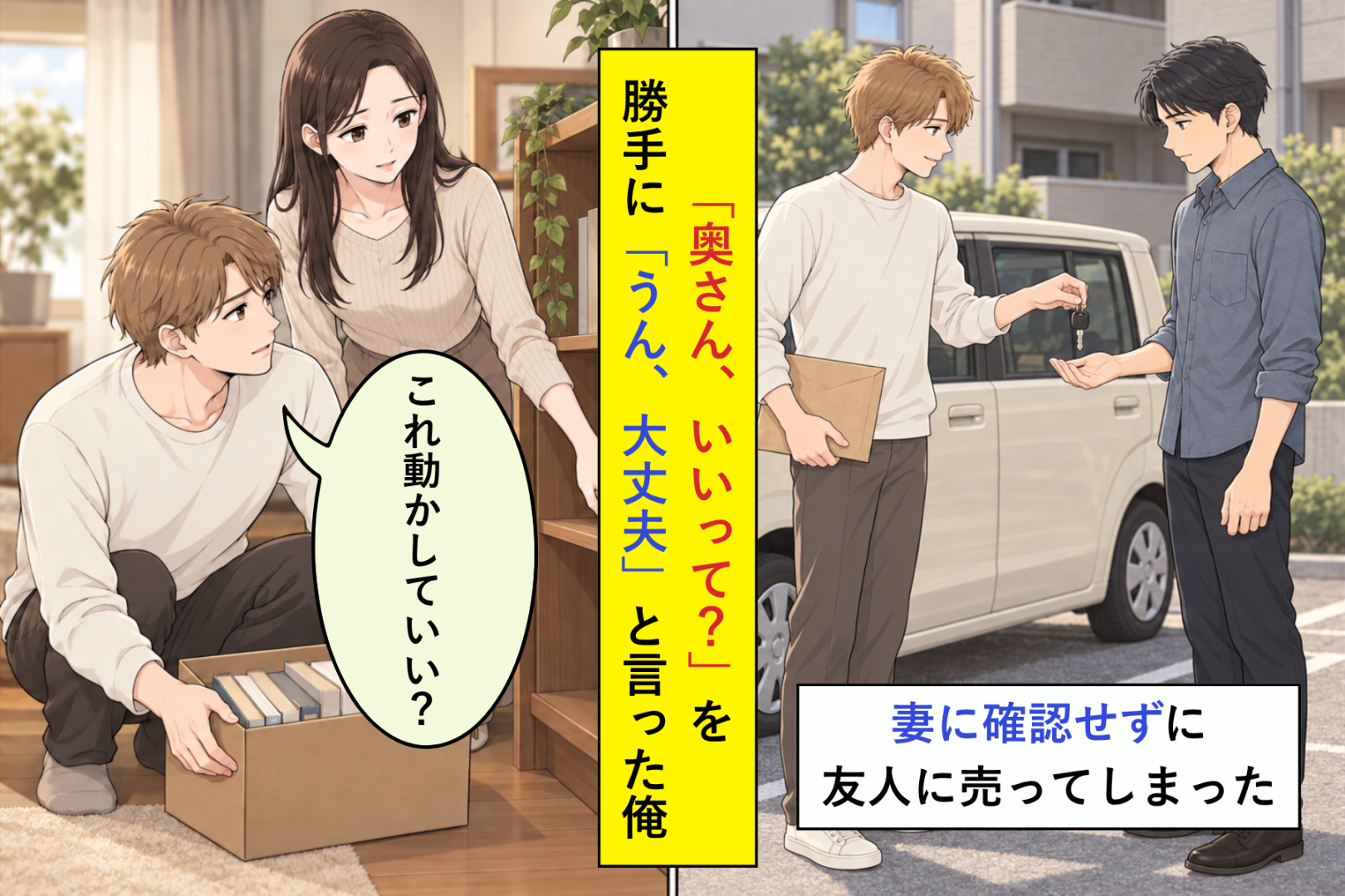 「これ、動かしていい？」妻の物に触れる前に、俺が必ず聞くようになったわけ