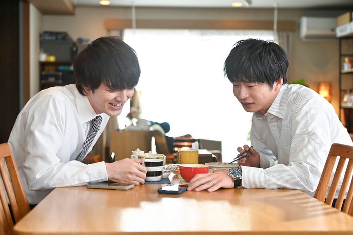 林遣都、田中圭「おっさんずラブ-リターンズ-」第7話(C)テレビ朝日