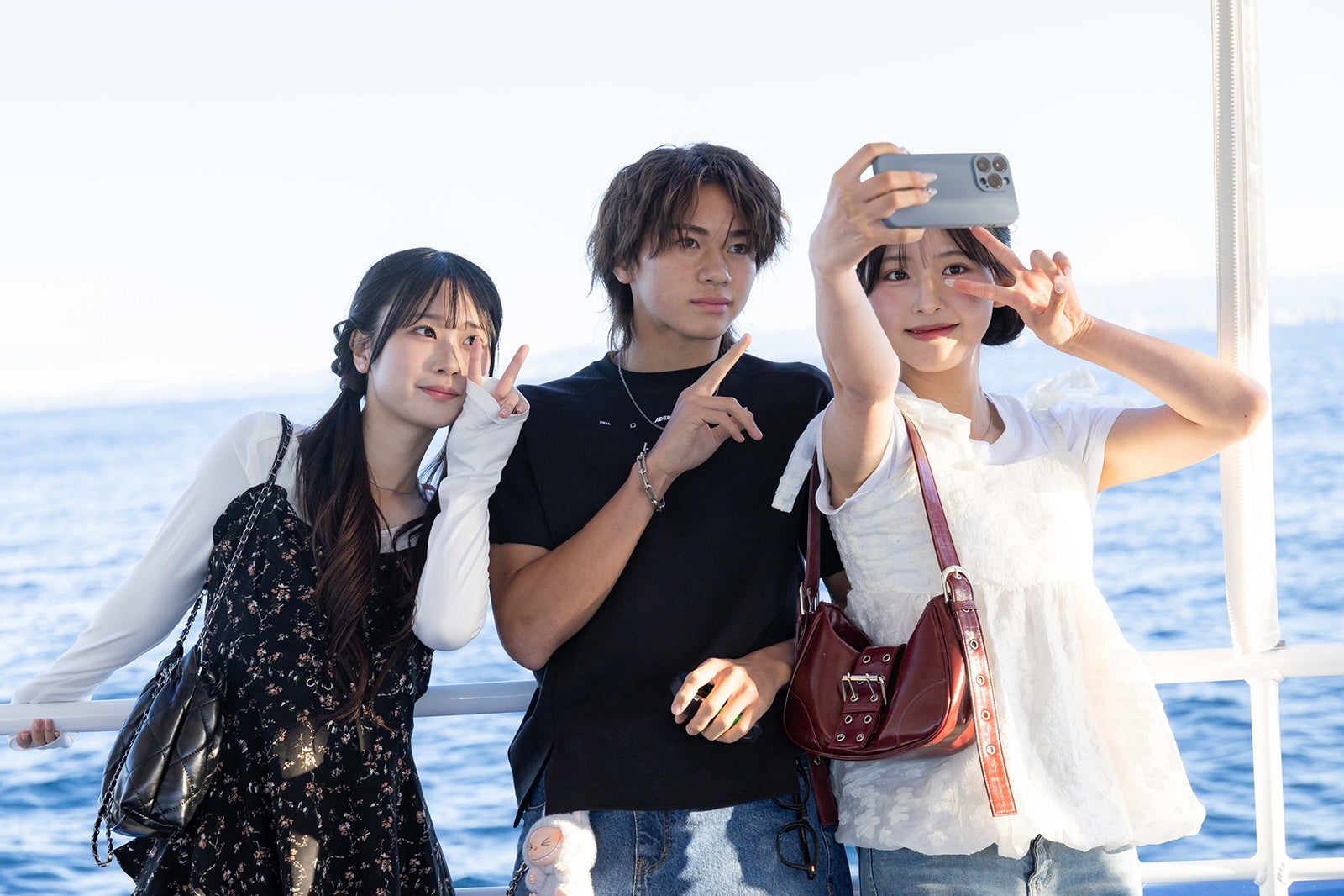 ねね、きんご、りのん「今日、好きになりました。夏休み編2025」（C）AbemaTV, Inc.