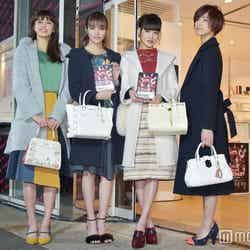E-girls／（左から）佐藤晴美、楓、藤井夏恋、藤井萩花（C）モデルプレス