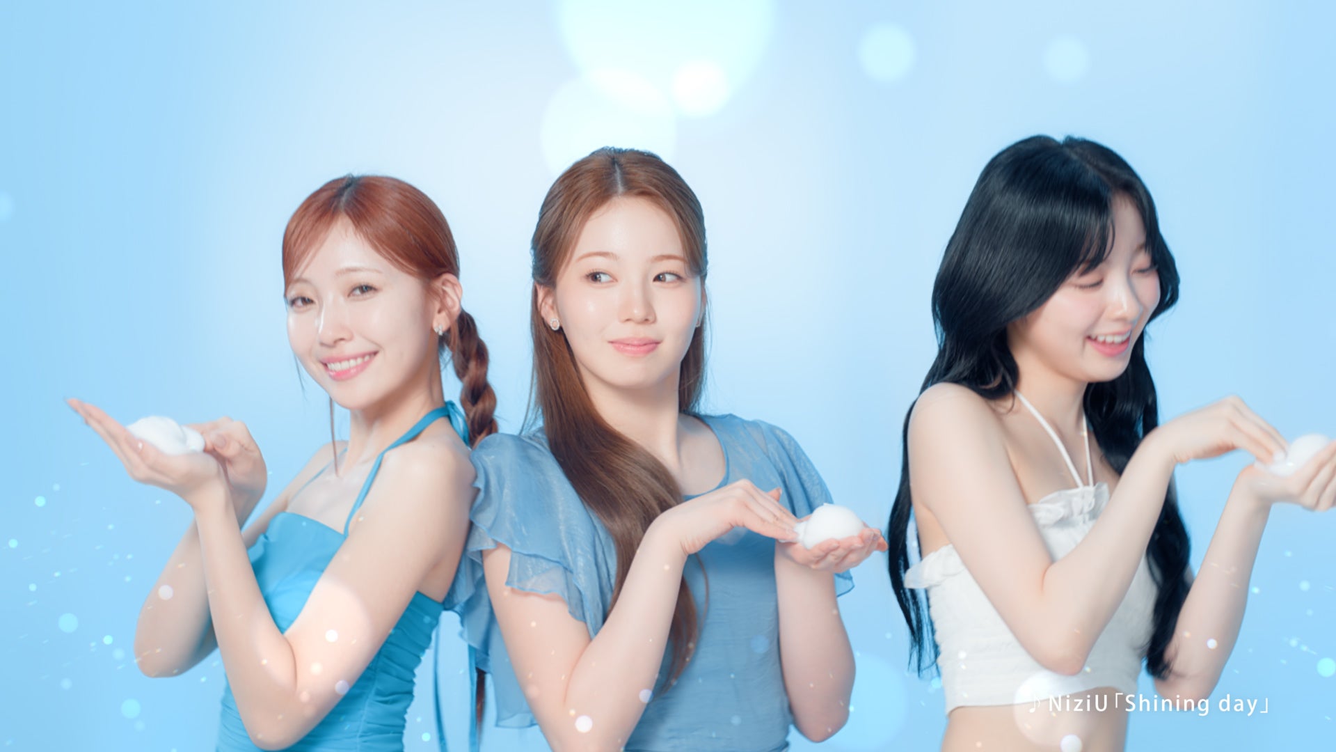 NiziU／新CM「肌ノイズミュート」篇より（提供写真）