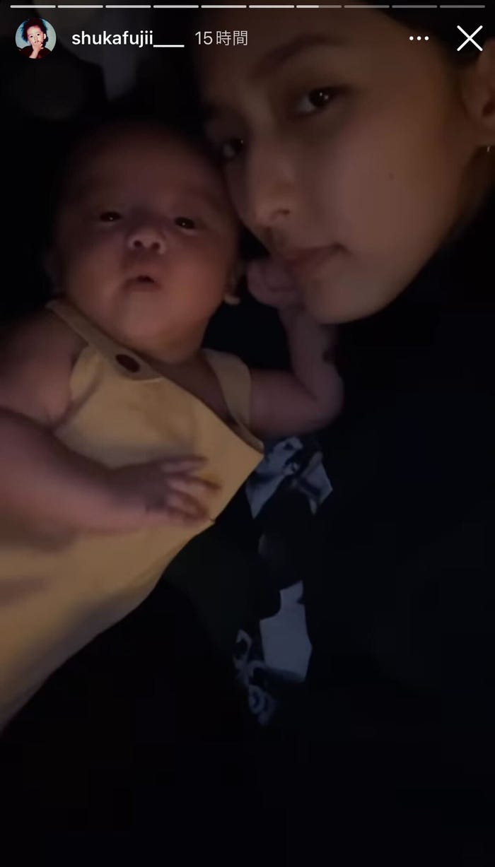 藤井萩花さんInstagramストーリーズより