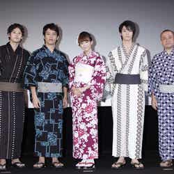 青山ハル、三浦貴大、桐谷美玲、白石隼也、谷口正晃監督/(C)「乱反射/スノーフレーク」製作委員会