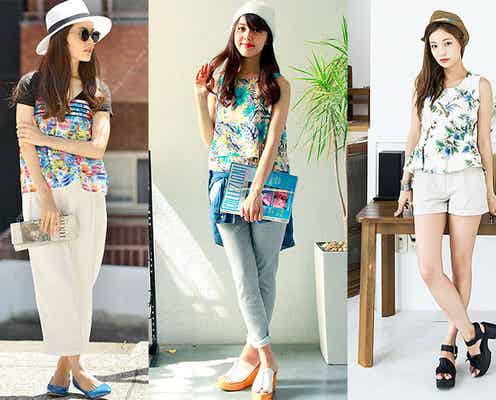 今夏着たい柄No.1!「ボタニカル」トップスで熱視線をゲット