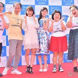 （左から）トレンディエンジェル、門脇佳奈子、上西恵、おかずクラブ（C）モデルプレス