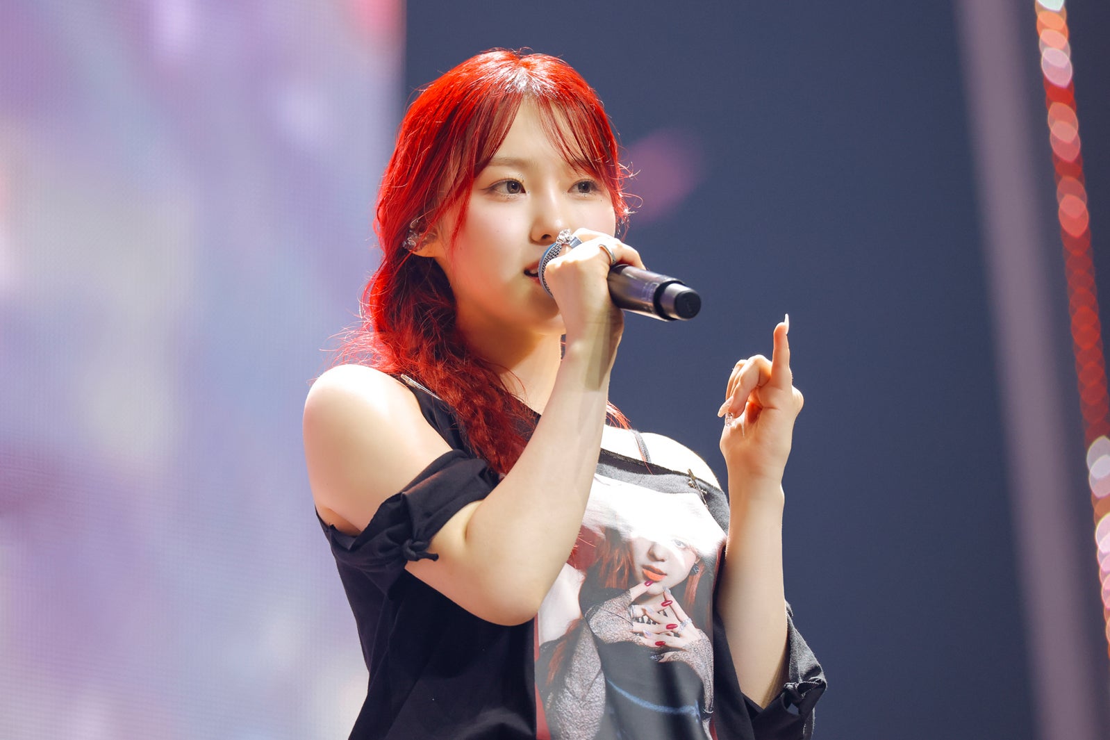 チェヒョン「Kep1er JAPAN CONCERT 2024＜Kep1going＞」撮影：上山陽介／木村泰之