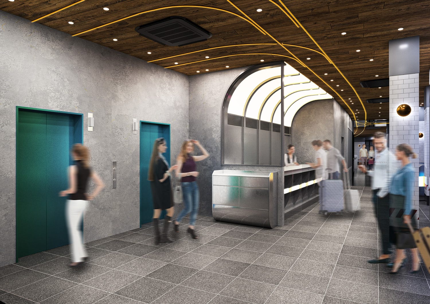 ホテル機能×ホステルのラフな空気漂う「ホテルグラフィー」渋谷に2024年2月開業 宿泊者専用ラウンジやダイナーも併設