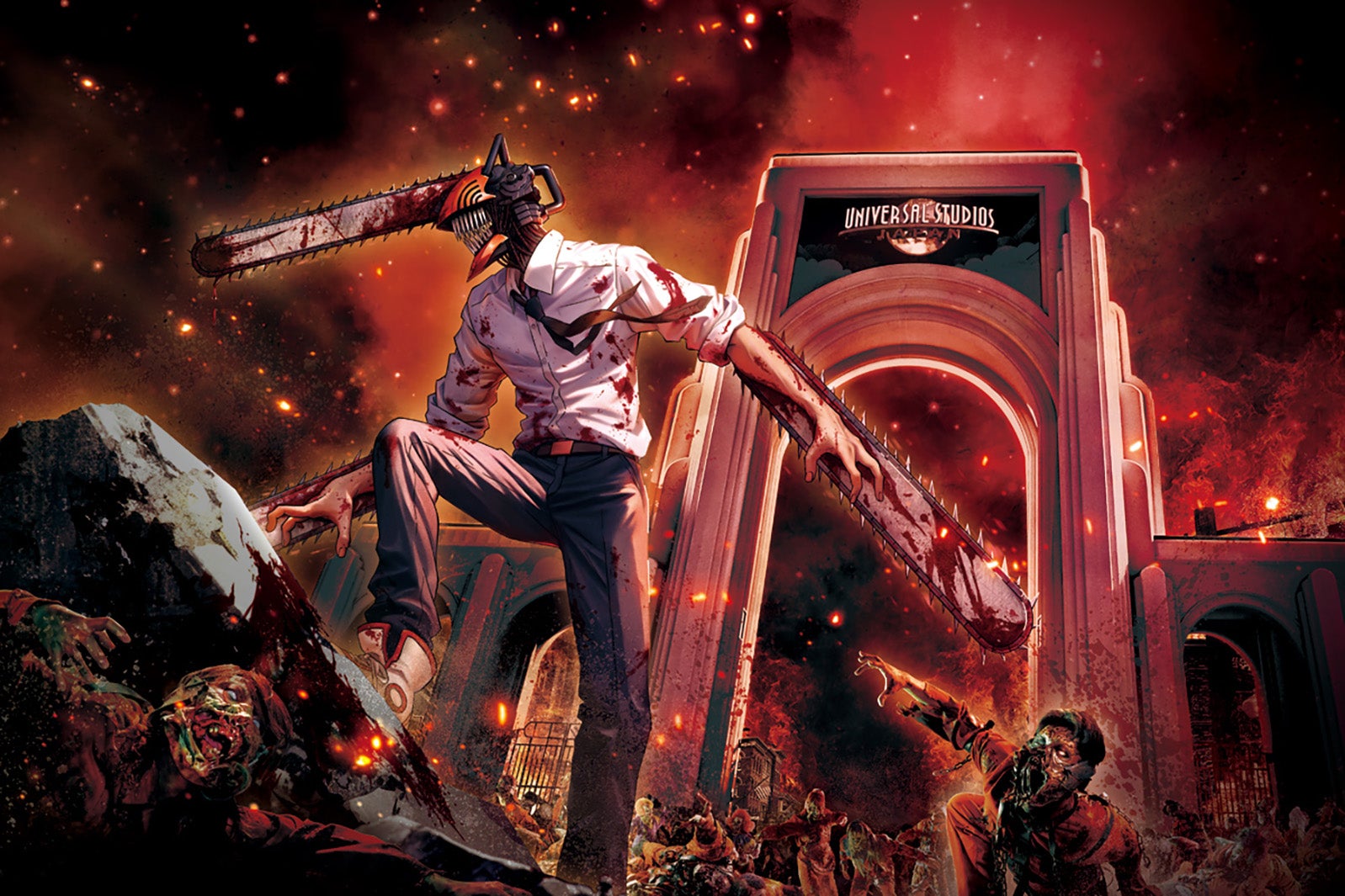 「チェンソーマン」×USJ／TM &（C） Universal Studios. All rights reserved.（C）藤本タツキ／集英社・MAPPA