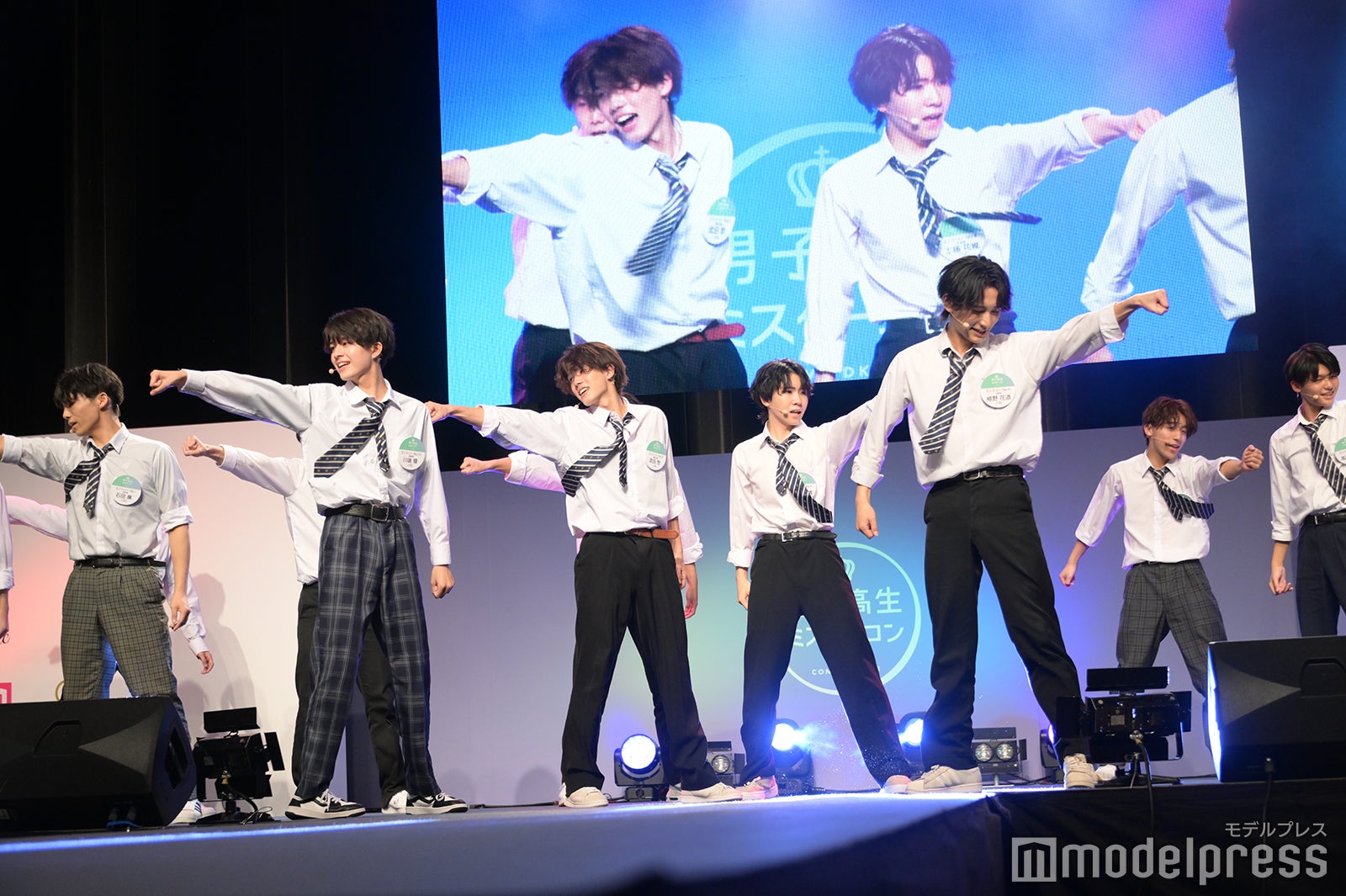「男子高生ミスターコン2023」審査結果発表の様子（C）モデルプレス
