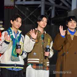 (右から)北村匠海、阿久根温世、竹野世梛(C)モデルプレス