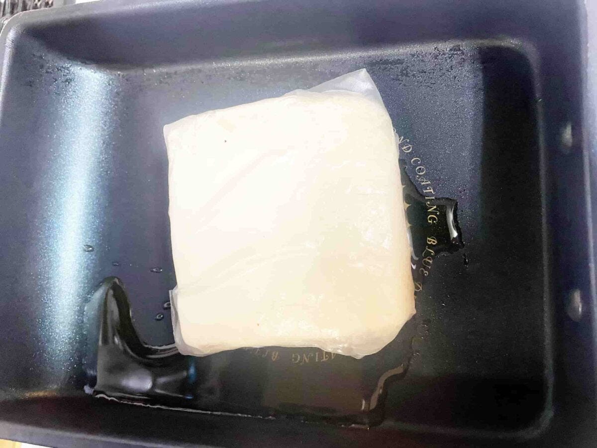 豆腐の油淋鶏