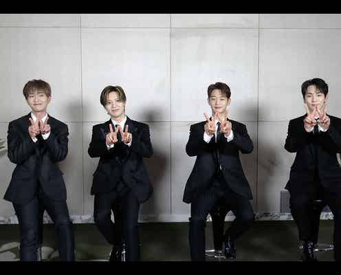 SHINee、メンバー兵役終了後初「スッキリ」出演 新曲披露&近藤春菜伝授の一発芸に反響