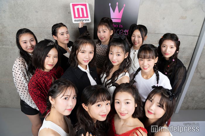 「Who is Princess?」インタビュー連載/(左上から時計回り)RIN、COCO、RAN、HONOKA、YUU、UTA、NIJIKA、RINKO、YUKINO、AINA、RIO、YUMEKO、NANA(C)モデルプレス