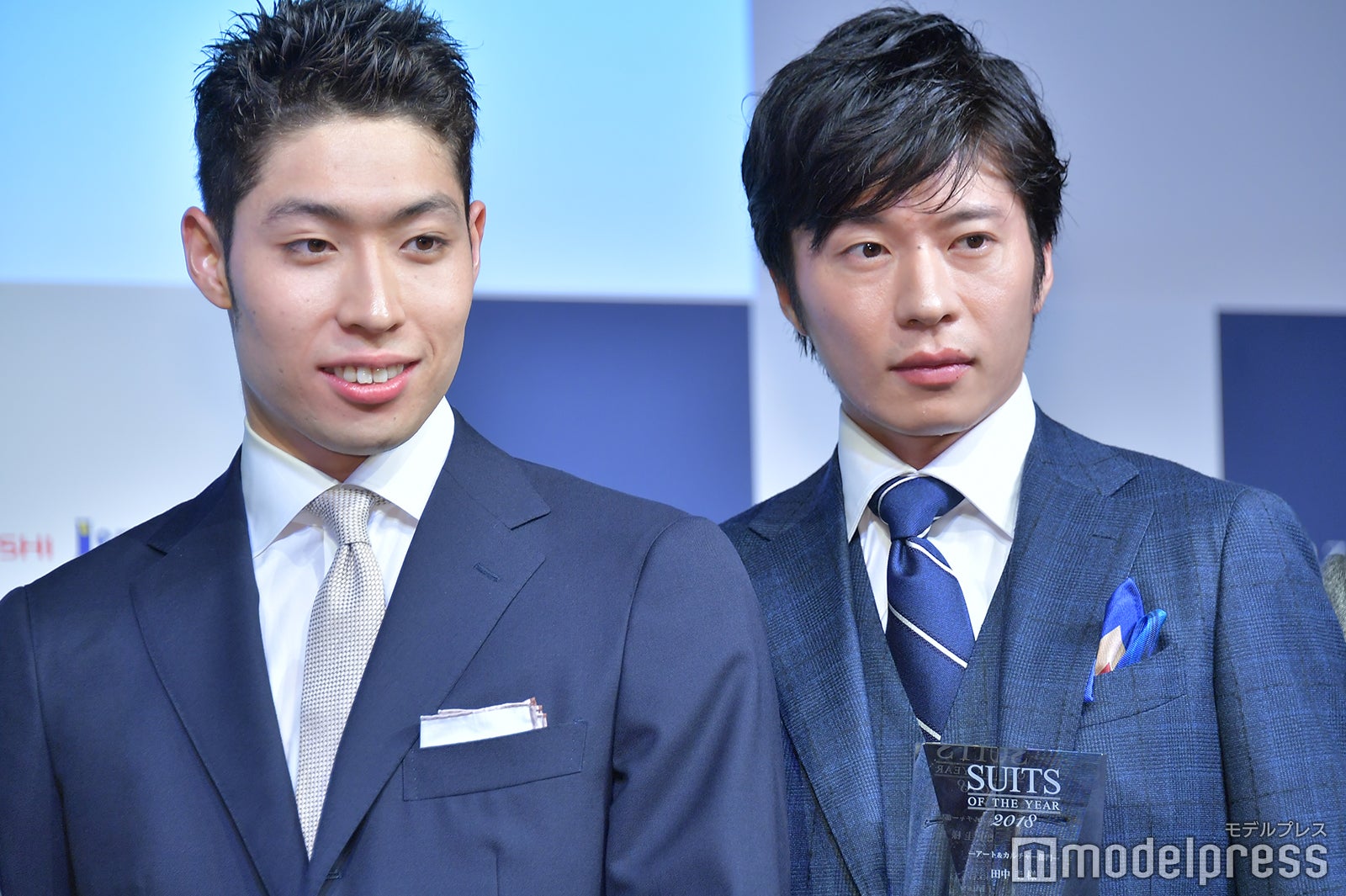 萩野公介選手、田中圭（C）モデルプレス