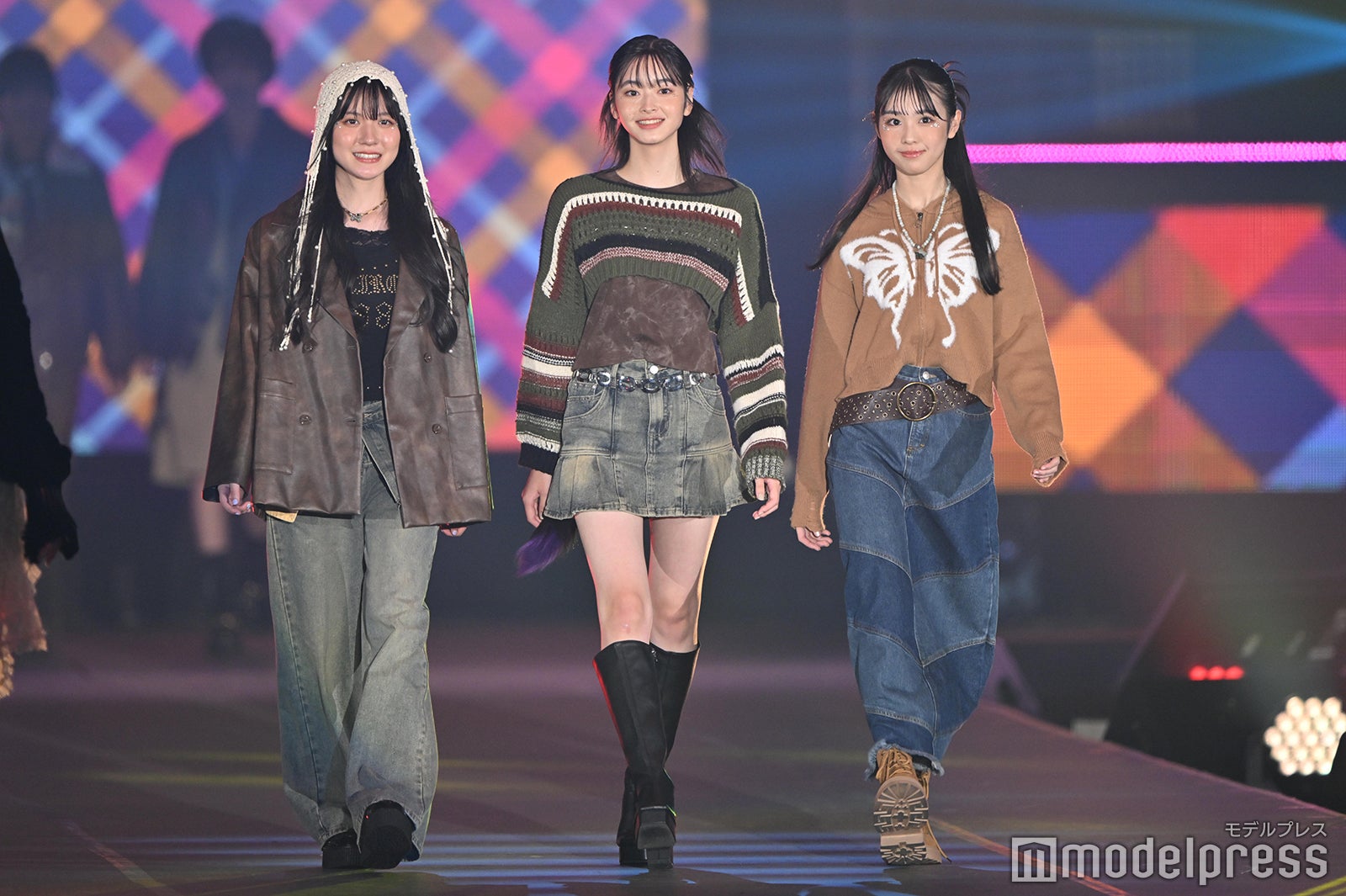 林美澪、滝口芽里衣、宮迫翠月「Seventeen」ステージ（C）モデルプレス