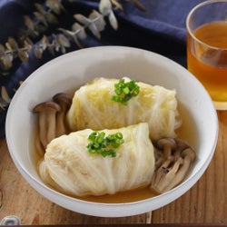 あっさりヘルシー。お豆腐ロールキャベツ
