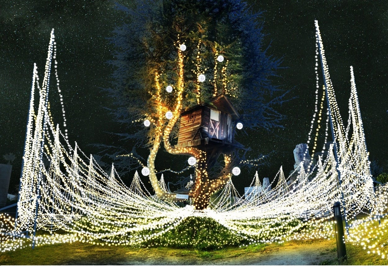 ひらかたパーク、史上最大180万球が園内を彩る 「光のガーデン」に5つの新エリア登場