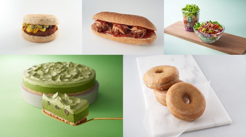 【スタバ新作メニュー】プラントベースのフード5種登場、定番シュガードーナツもリニューアル