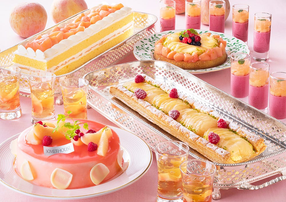 「“桃”スィートジャーニー」桃がテーマのデザートブッフェ、横浜ベイホテル東急で開催