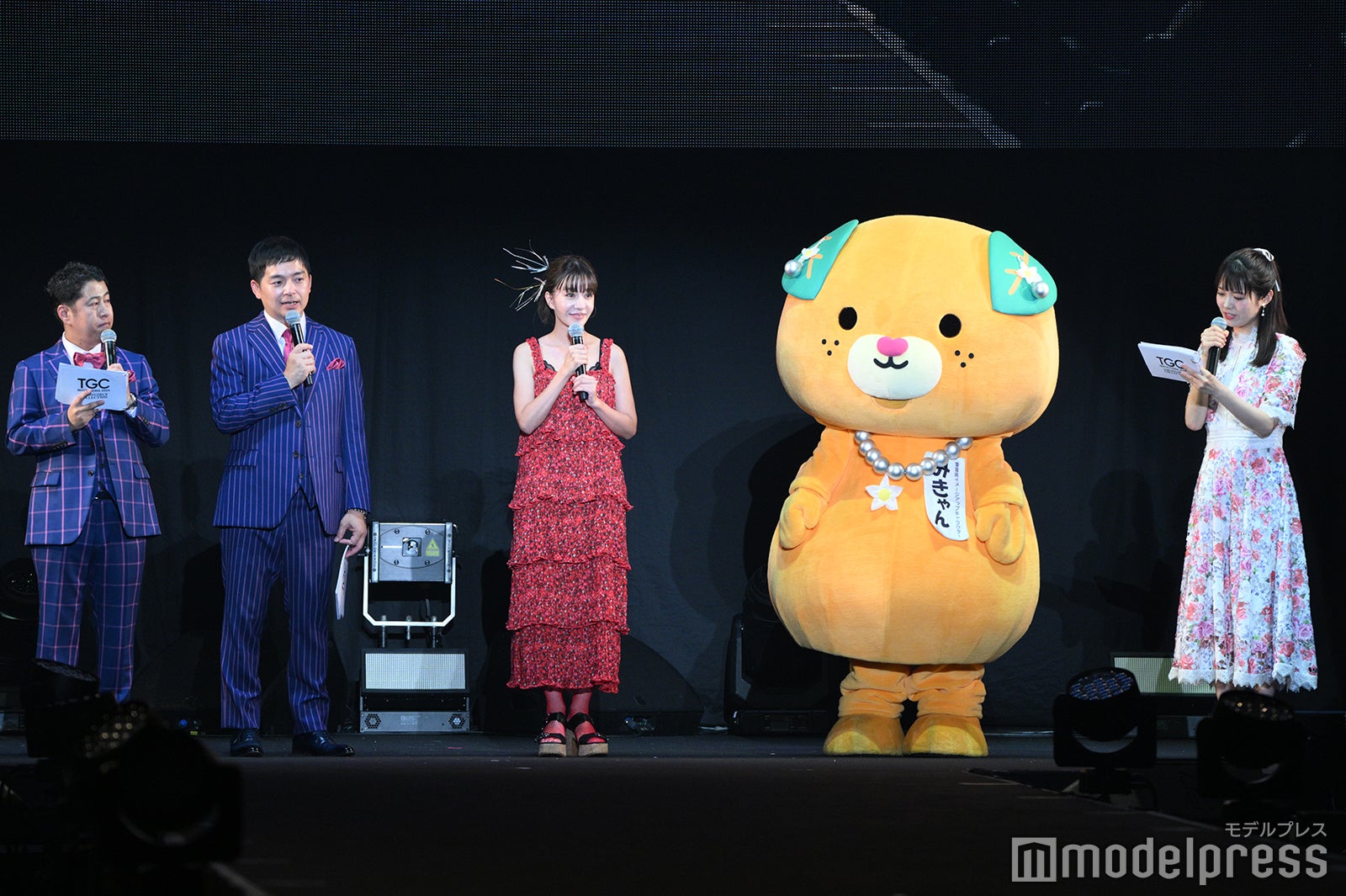 ウエストランド、やみちゃん、みきゃん、谷尻萌アナウンサー（C）モデルプレス