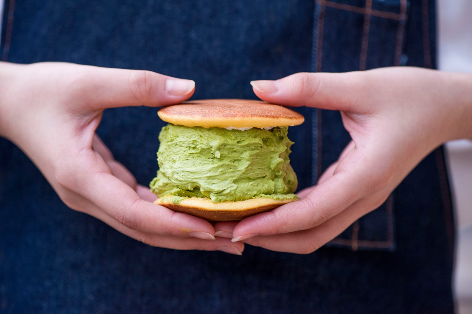 生厚どら焼き抹茶極み￥480（税込）／画像提供：Be alive