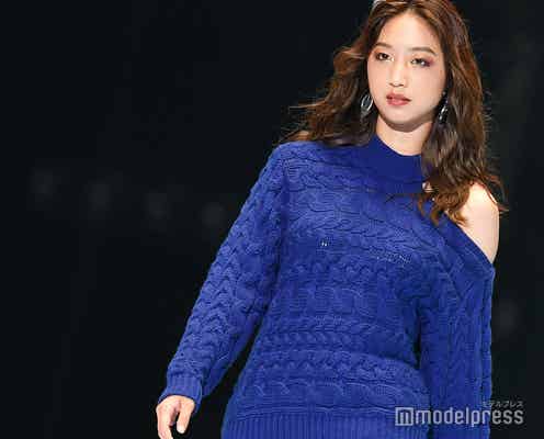 E-girls坂東希、美脚&肌見せにドキッ<TGC2019A/W>