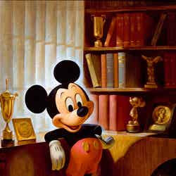 ジョン・ヘンチ画ミッキーマウスのポートレート(1953年)（C）Disney