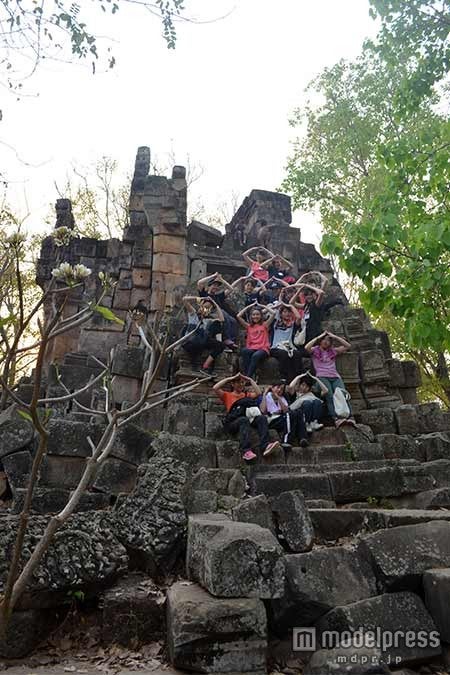 アンコールワットを訪問／画像提供：ハビタット・フォー・ヒューマニティ・ジャパン