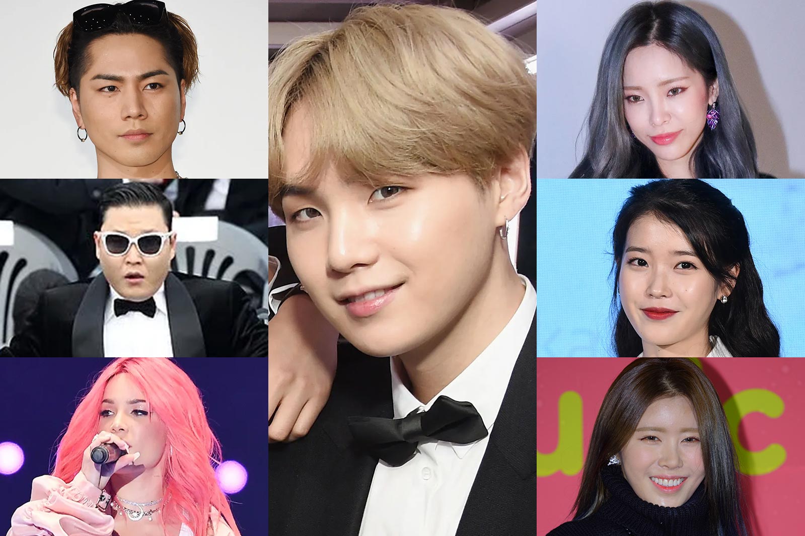 BTS・SUGA、PSYとのレジェンド級コラボで無双するプロデューサー業 “ミンPD”の活躍をプレイバック