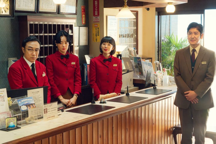 角田晃広、市川実日子、夏帆、田中直樹(C)日本テレビ