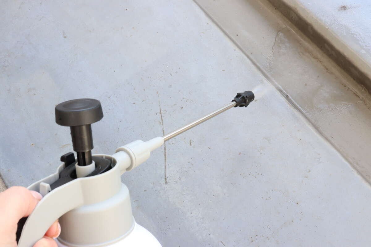 ダイソー　ロングノズル付き蓄圧式噴霧器　使用例