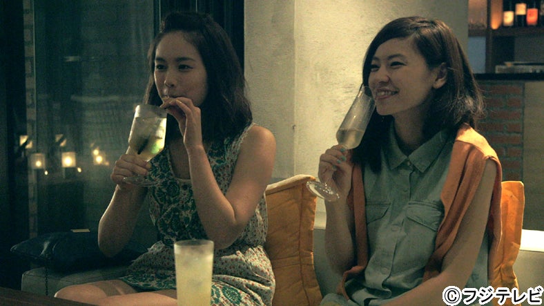 女子会の様子（左から）筧美和子、住岡梨奈／「テラスハウス」8月2日放送回より