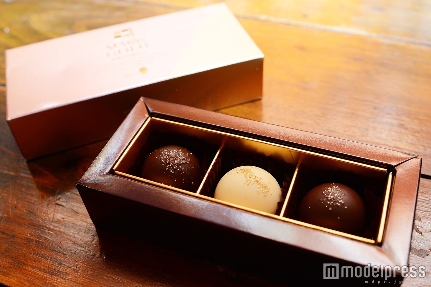 「貴腐ワイン&マールドシャンパーニュトリュフ」810円(本体価格750円)3個入(C)モデルプレス