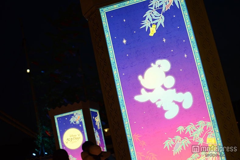 ディズニーシーのウィッシングプレイスに登場した行燈