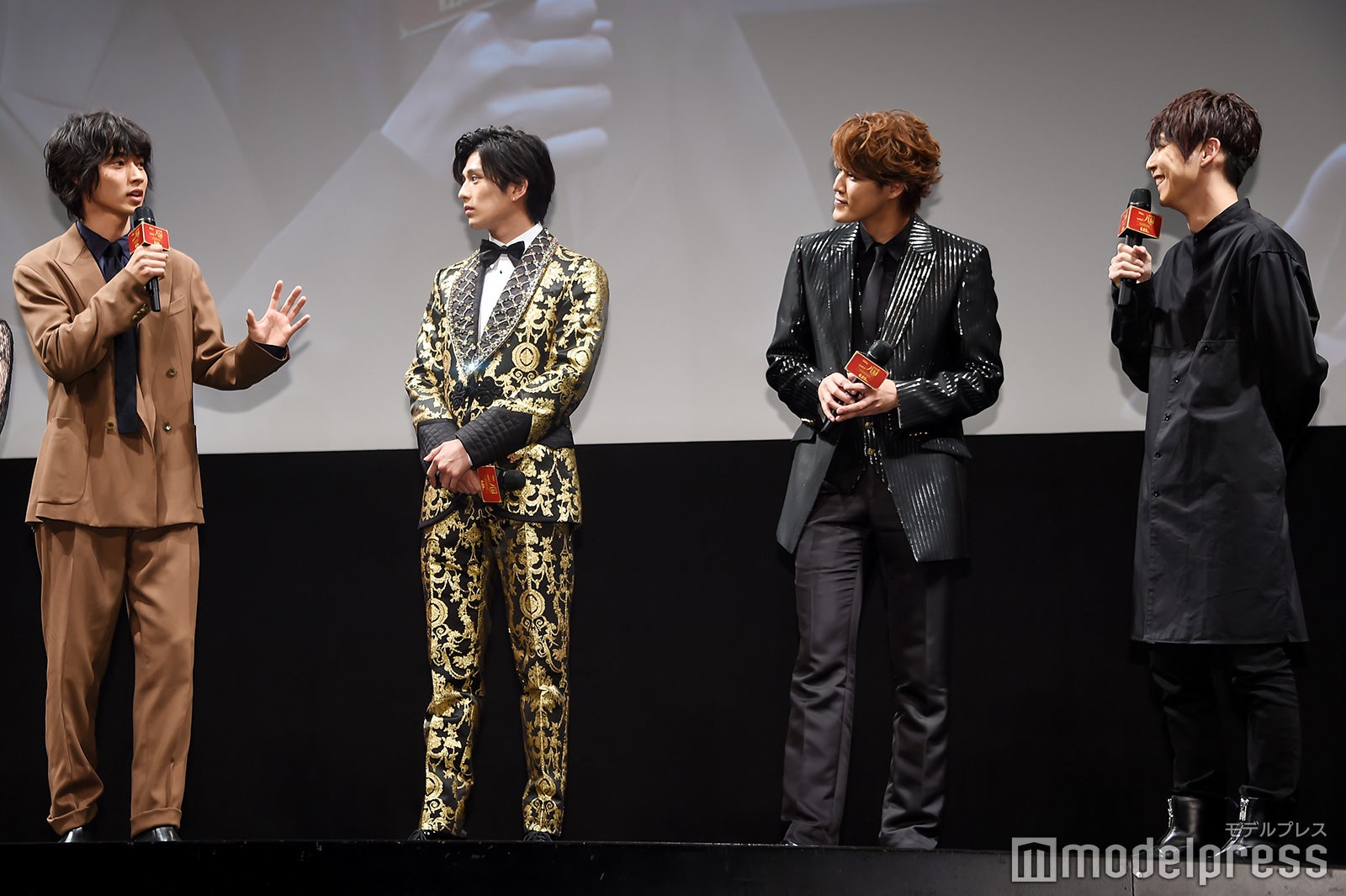 山崎賢人、新田真剣佑、宮野真守、梶裕貴 （C）モデルプレス