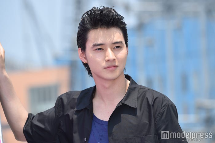 山崎賢人(リーゼント)/映画「ジョジョの奇妙な冒険 ダイヤモンドは砕けない 第一章」関連イベント発表会より:2017年7月撮影 (C)モデルプレス