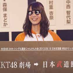 本戦への出場を勝ち取った田中菜津美／「第4回じゃんけん大会」HKT48による予備戦の様子（C）AKS