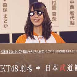 本戦への出場を勝ち取った田中菜津美/「第4回じゃんけん大会」HKT48による予備戦の様子(C)AKS