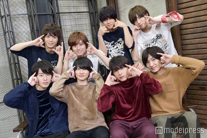 (下段左から)富田健太郎、神木隆之介、吉沢亮、金子大地(上段左から)溝口琢矢、正木郁、石原壮馬、太田将熙 (C)モデルプレス