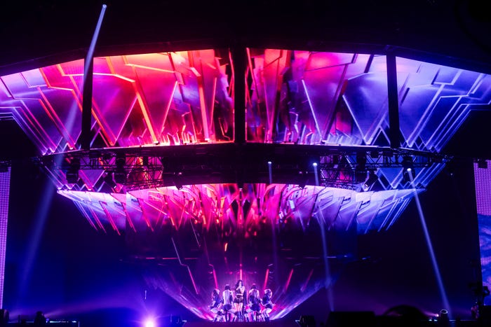 aespa「2025 aespa LIVE TOUR – SYNK : aeXIS LINE – in JAPAN」撮影:田中聖太郎