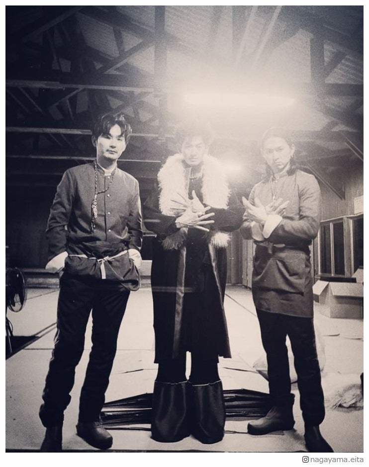 永山瑛太、松田龍平・翔太兄弟との3ショット公開　松田家の思い出語る「松田家、やはり、凄いな」